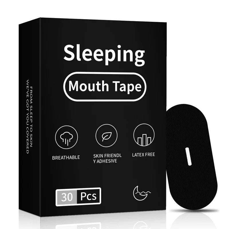 30/60Pcs anti Snoring Mouth Tape Better Sleeping Mouth Breath Strips Reduce Mouth Dryness Medical Grade Nose Breathing Stickers