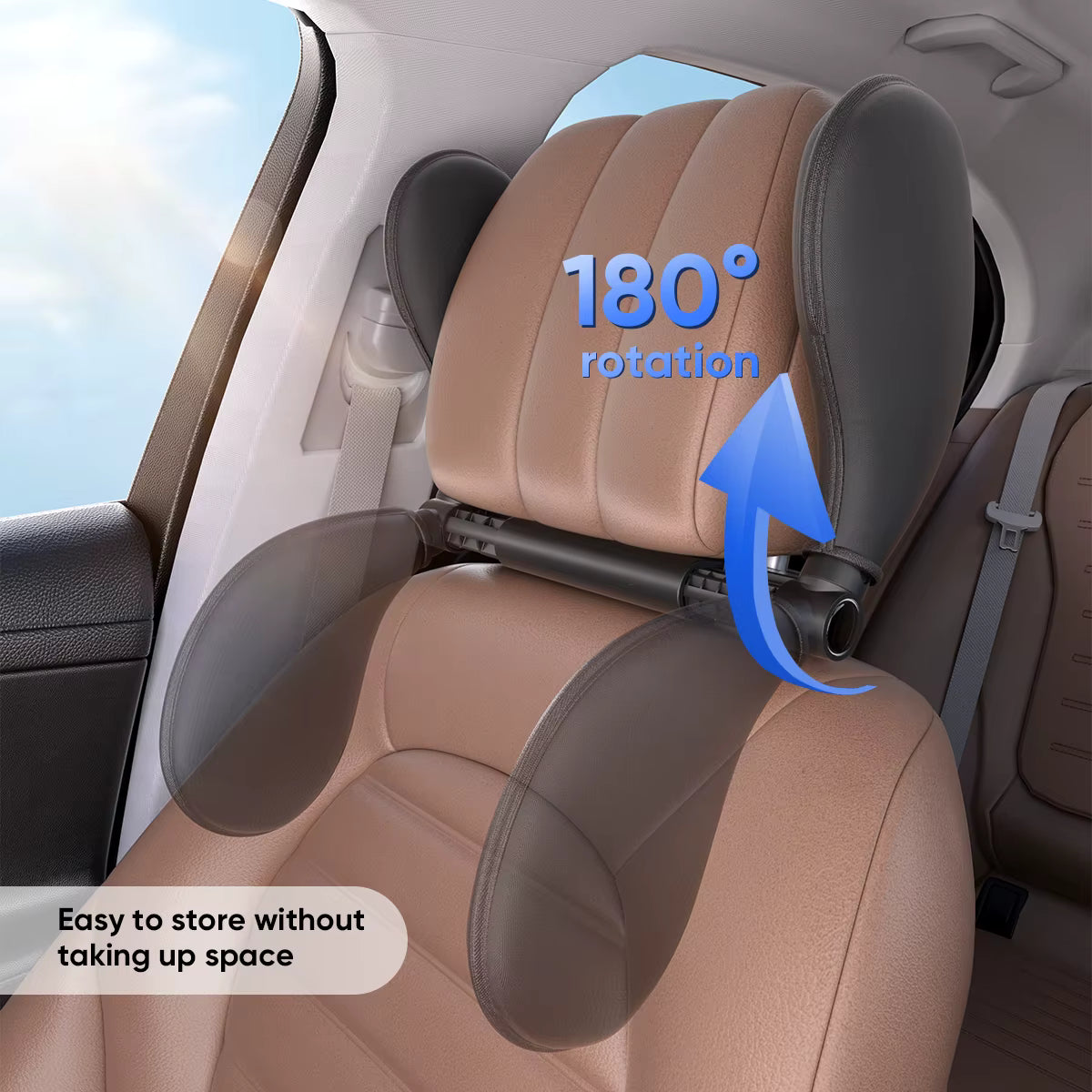 SideRest™️-כריות תמיכה צדדיות מתכווננות לשינה נוחה ברכב