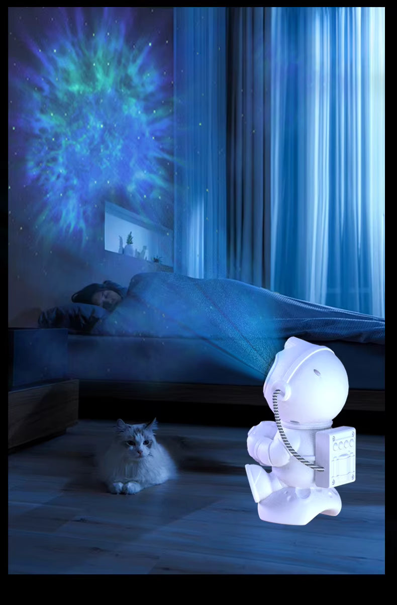 AstroRelax™️-מקרן (אסטרונאוט) כוכבים לאווירה מרגיעה ושינה עמוקה